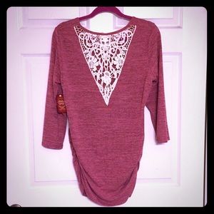 3/4 sleeve lightweight sweater